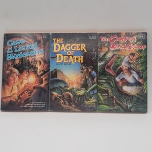 Savage Oleksy Worthington Press Horror Adventure Set 3 Paperbacks Vintage Good